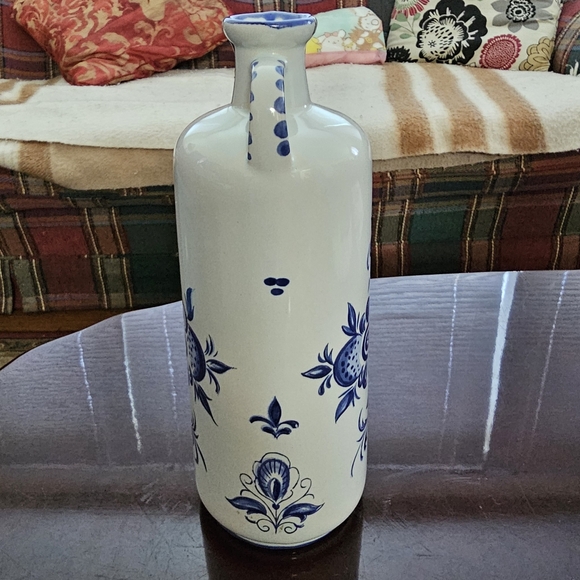 Ulmer Keramik Blue Ceramic Jug / Pitcher | Handpainted | Made in Germany | 0,71 - Picture 5 of 7